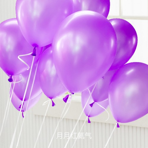 紫色 乳膠氣球