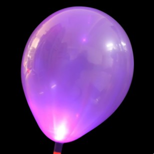 發光氣球 紫色